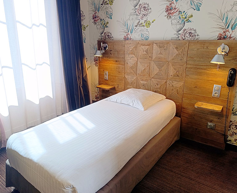 Chambre single h&ocirc;tel de Paris &agrave; Besancon